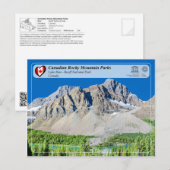 UNESCO WH- Nationalpark Banff Postkarte (Vorne/Hinten)