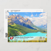 UNESCO WH- Nationalpark Banff Postkarte (Vorne/Hinten)