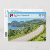 UNESCO WH- Nationalpark Gros Morne Postkarte (Vorne/Hinten)