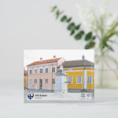 UNESCO WH- Old Rauma Postkarte (Stehend Vorderseite)