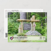 UNESCO WH- Olympischer Nationalpark Postkarte (Vorne/Hinten)