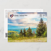 UNESCO WH- Olympischer Nationalpark Postkarte (Vorne/Hinten)
