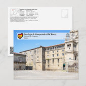 UNESCO WH- Palacio de Gelmírez Postkarte (Vorne/Hinten)