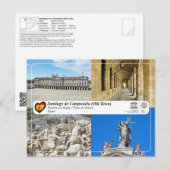 UNESCO WH- Palacio de Rajoy / Pazo de Raxoi Postkarte (Vorne/Hinten)