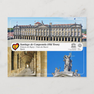 UNESCO WH- Palacio de Rajoy / Pazo de Raxoi Postkarte