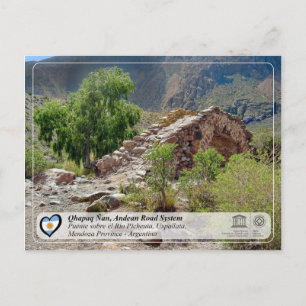 UNESCO WH- Qhapaq Ñan, Andenstraße Postkarte