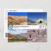 UNESCO WH- Quebrada de Humahuaca Postkarte (Vorne/Hinten)