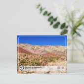 UNESCO WH- Quebrada de Humahuaca Postkarte (Stehend Vorderseite)