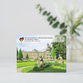 UNESCO WH- Residenz Würzburg und Park Rosenbach Postkarte (Stehend Vorderseite)