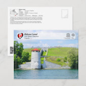 UNESCO WH- Rideau Canal - Fort Henry, Kingston Postkarte (Vorne/Hinten)
