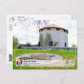 UNESCO WH- Rideau Canal - Murney Tower, Kingston Postkarte (Vorne/Hinten)