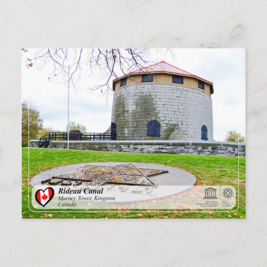 UNESCO WH- Rideau Canal - Murney Tower, Kingston Postkarte (Vorderseite)