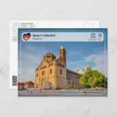 UNESCO WH- Speyer Kathedrale Postkarte (Vorne/Hinten)