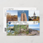UNESCO WH- Struve Geodetic Arc in Finnland Postkarte (Vorne/Hinten)