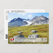 UNESCO WH- Tatshenshini-Alsek Provinzpark Postkarte (Vorne/Hinten)
