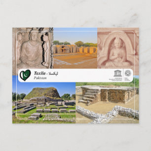 UNESCO WH- Taxila - ٹ ی ك س ل ا Postkarte
