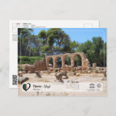 UNESCO WH- Tipasa - ت ي ب ا ز ا Postkarte (Vorne/Hinten)