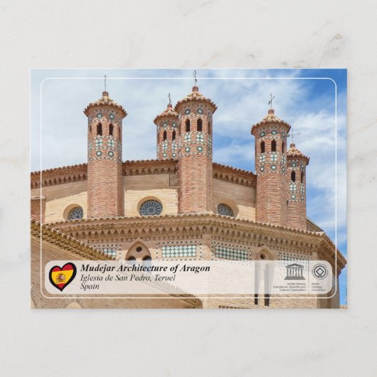 UNESCO WH- Torre e iglesia de San Pedro Postkarte (Vorderseite)