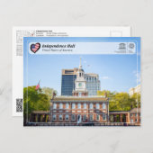 UNESCO WH- Unabhängigkeitssaal Postkarte (Vorne/Hinten)