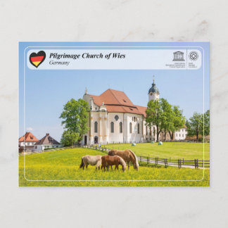 UNESCO WH- Wallfahrtskirche Wies Postkarte