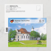 UNESCO WH- Wallfahrtskirche Wies Postkarte (Vorne/Hinten)