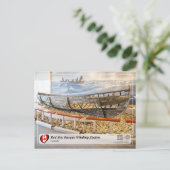 UNESCO WH- Whaling Station in der Bucht von Red Ba Postkarte (Stehend Vorderseite)