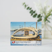 UNESCO WH- Whaling Station in der Bucht von Red Ba Postkarte (Stehend Vorderseite)