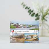 UNESCO WH- Whaling Station in der Bucht von Red Ba Postkarte (Stehend Vorderseite)