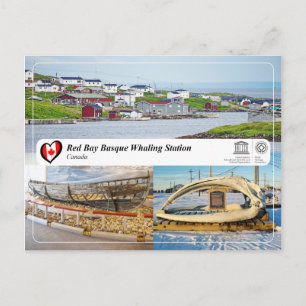UNESCO WH- Whaling Station in der Bucht von Red Ba Postkarte