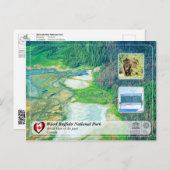 UNESCO WH- Wood Buffalo Nationalpark Postkarte (Vorne/Hinten)