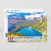 UNESCO WH- Yoho Nationalpark Postkarte (Vorne/Hinten)