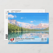 UNESCO WH- Yoho Nationalpark Postkarte (Vorne/Hinten)
