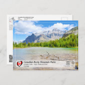 UNESCO WH- Yoho Nationalpark Postkarte (Vorne/Hinten)