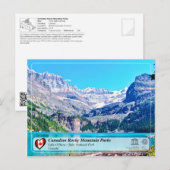 UNESCO WH- Yoho Nationalpark Postkarte (Vorne/Hinten)