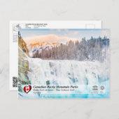 UNESCO WH- Yoho Nationalpark Postkarte (Vorne/Hinten)