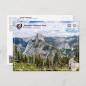 UNESCO WH- Yosemite Nationalpark - Postcard Postkarte (Vorne/Hinten)