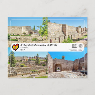 UNESCO WHS - Alcazaba von Mérida Postkarte