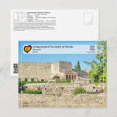 UNESCO WHS - Alcazaba von Mérida Postkarte (Vorne/Hinten)