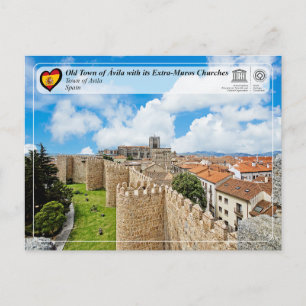 UNESCO WHS - Altstadt von Ávila und ihre Mauern Postkarte