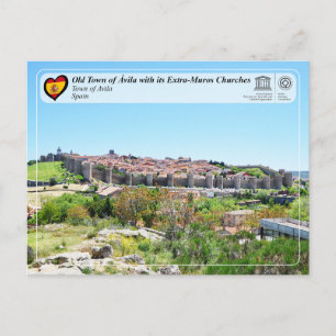 UNESCO WHS - Altstadt von Ávila und ihre Mauern Postkarte