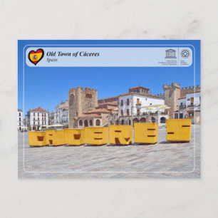 UNESCO WHS - Altstadt von Cáceres Postkarte