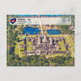 UNESCO WHS - Angkor - Angkor Wat Postkarte