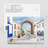 UNESCO WHS - Arco de Trajano de Mérida Postkarte (Vorne/Hinten)
