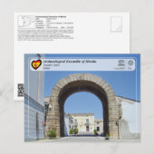 UNESCO WHS - Arco de Trajano de Mérida Postkarte (Vorne/Hinten)