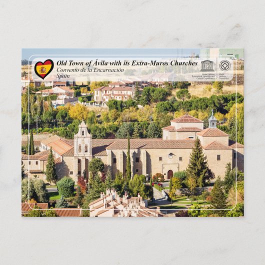UNESCO WHS - Ávila - Convento de la Encarnación Postkarte (Vorderseite)