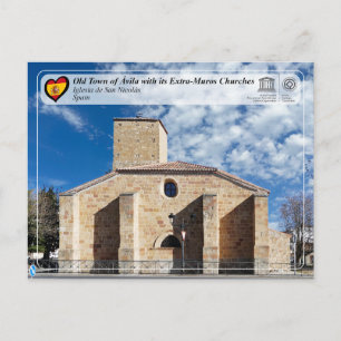 UNESCO WHS - Ávila - Iglesia de San Nicolás Postkarte
