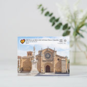 UNESCO WHS - Ávila - Iglesia de San Pedro Postkarte (Stehend Vorderseite)
