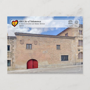 UNESCO WHS - Casa-Convento de Santa Teresa Postkarte