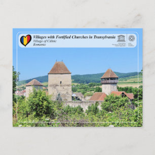 UNESCO WHS - Dorf Câlnic Postcard Postkarte