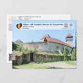 UNESCO WHS - Dorf Câlnic Postcard Postkarte (Vorne/Hinten)